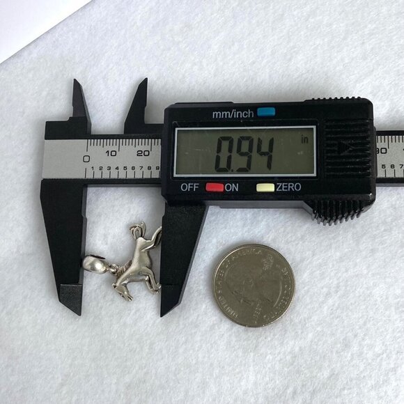 Sterling Silver 925 IBB THAI Running Horse Slide Dangle Charm Equestrian Charm - Picture 13 of 16